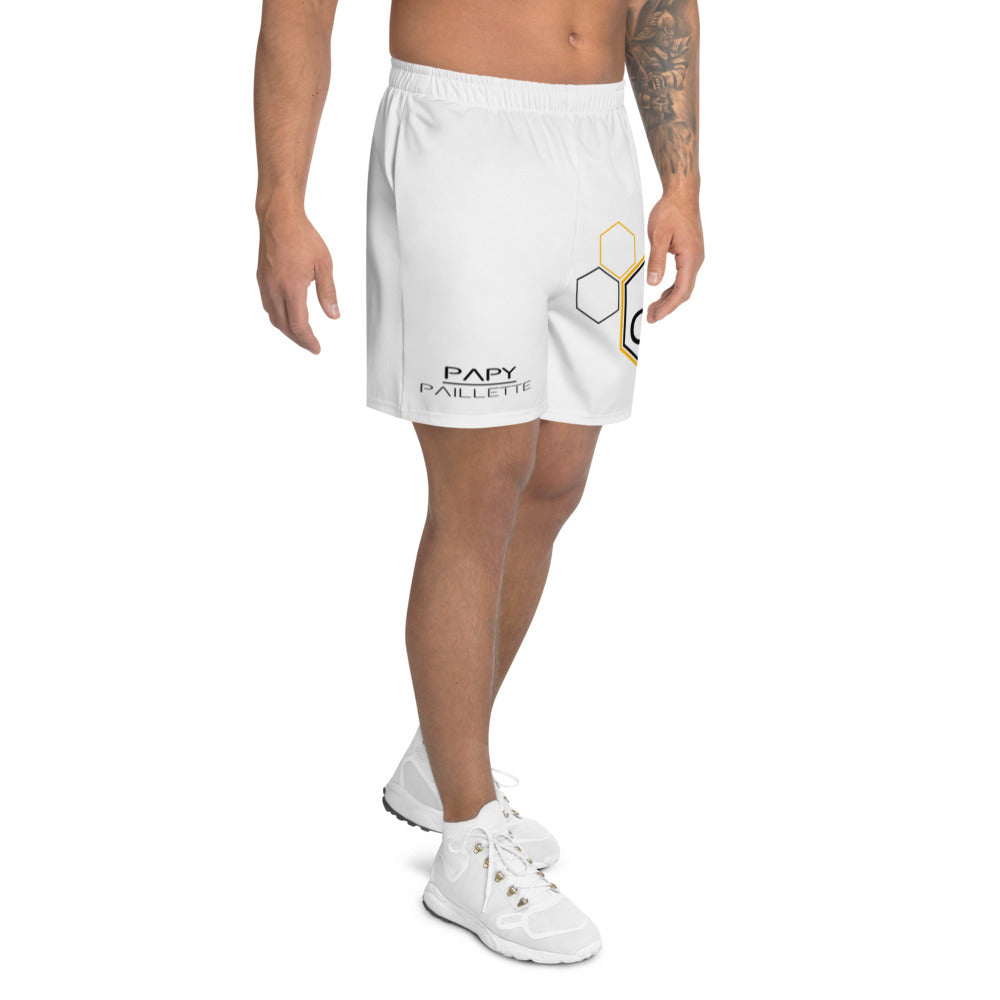 Short de Sport Blanc Papy Paillette