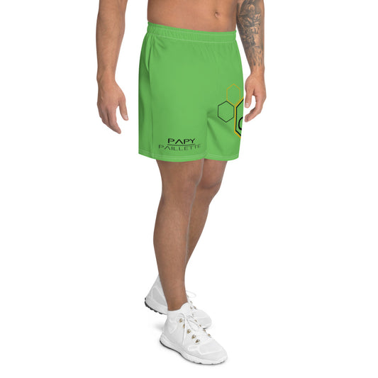 Short de Sport Vert Papy Paillette