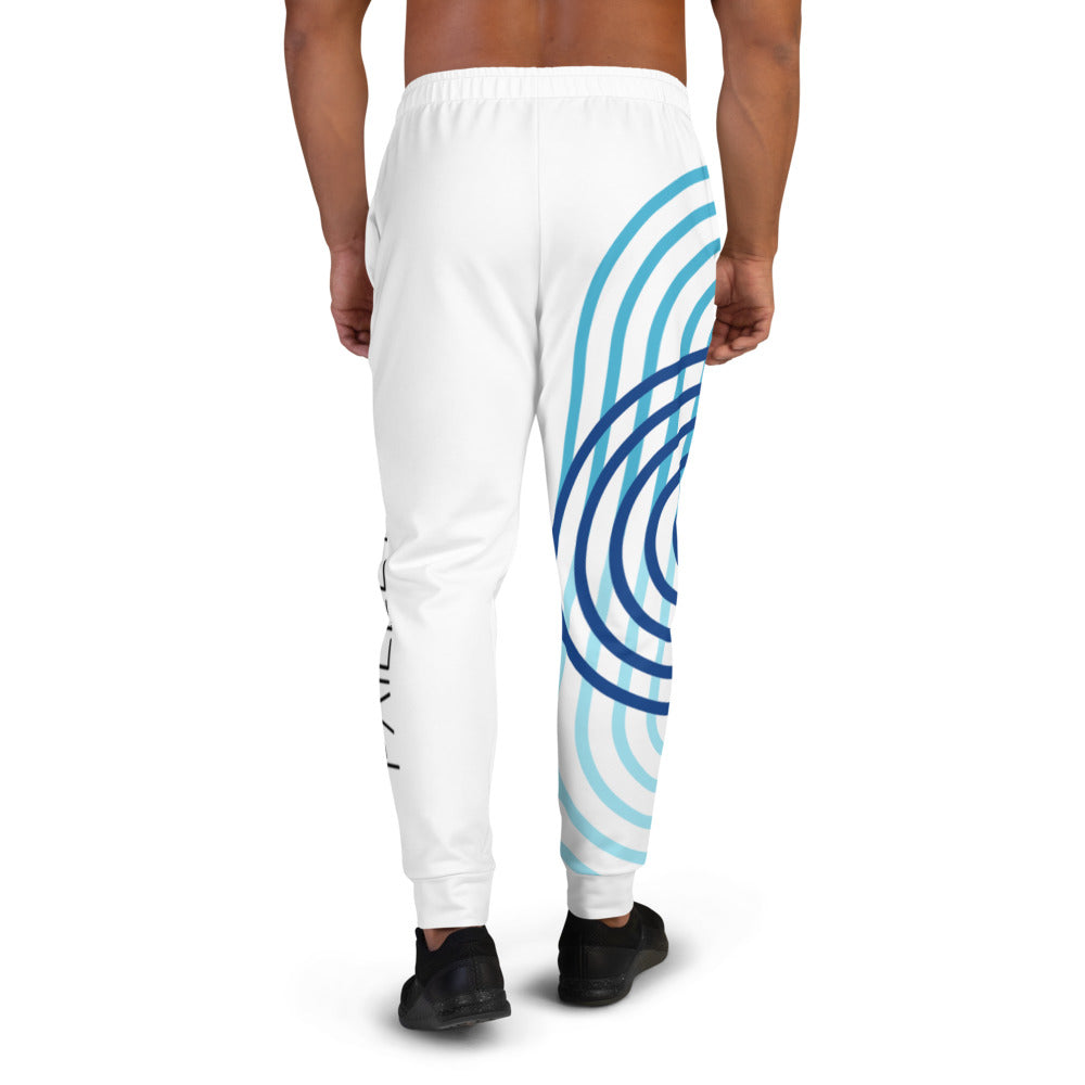 Pantalon de Jogging Papy Paillette Blanc/Bleu