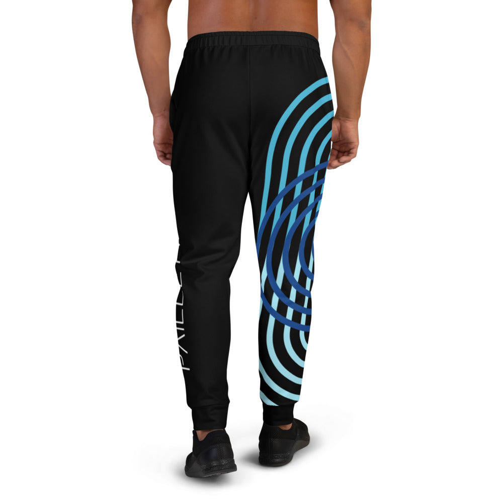 Pantalon de Jogging Papy Paillette Noir/Bleu