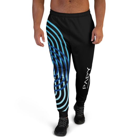 Pantalon de Jogging Papy Paillette Noir/Bleu