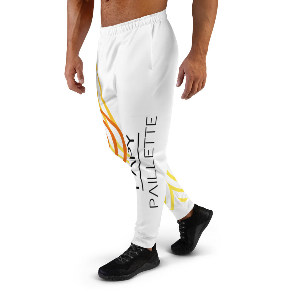 Pantalon de Jogging Papy Paillette Blanc/Gold