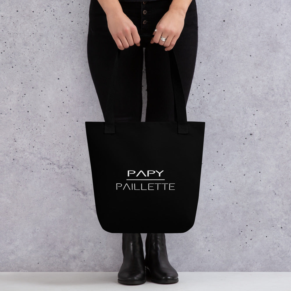 Tote bag Papy Paillette