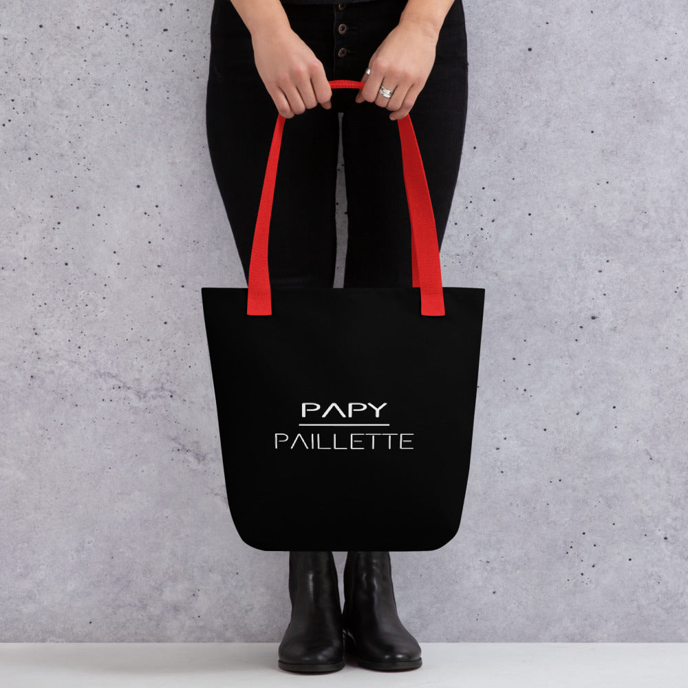 Tote bag Papy Paillette