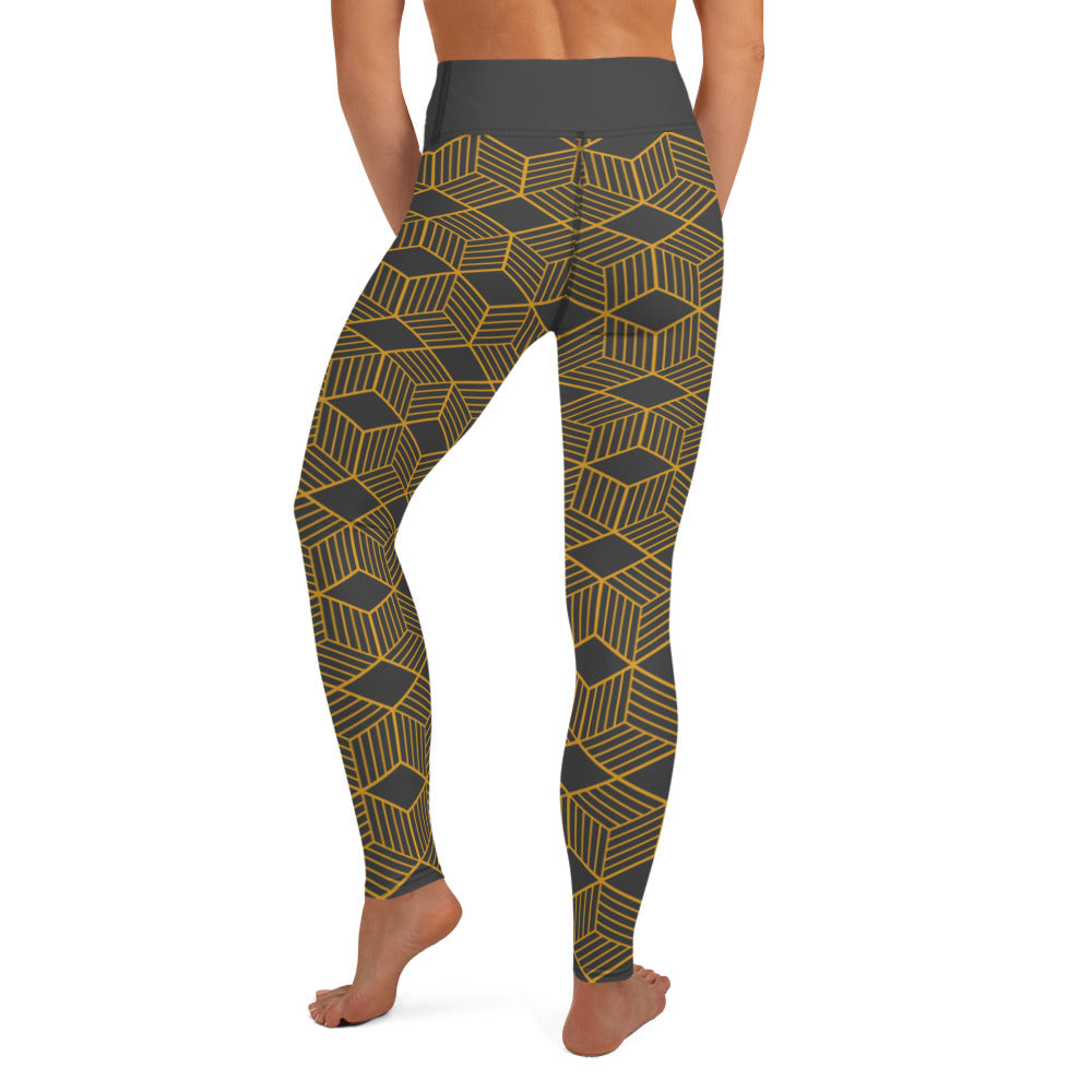 Legging de Yoga Femme Cube