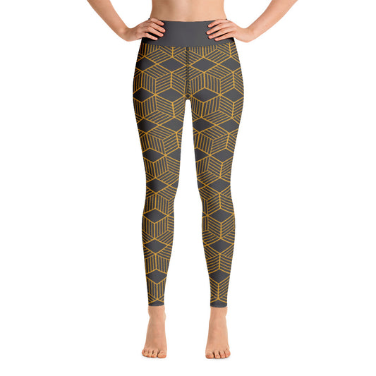 Legging de Yoga Femme Cube