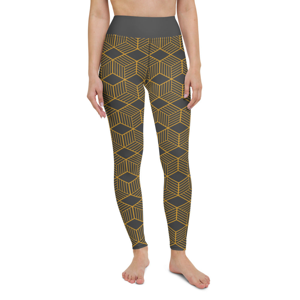 Legging de Yoga Femme Cube