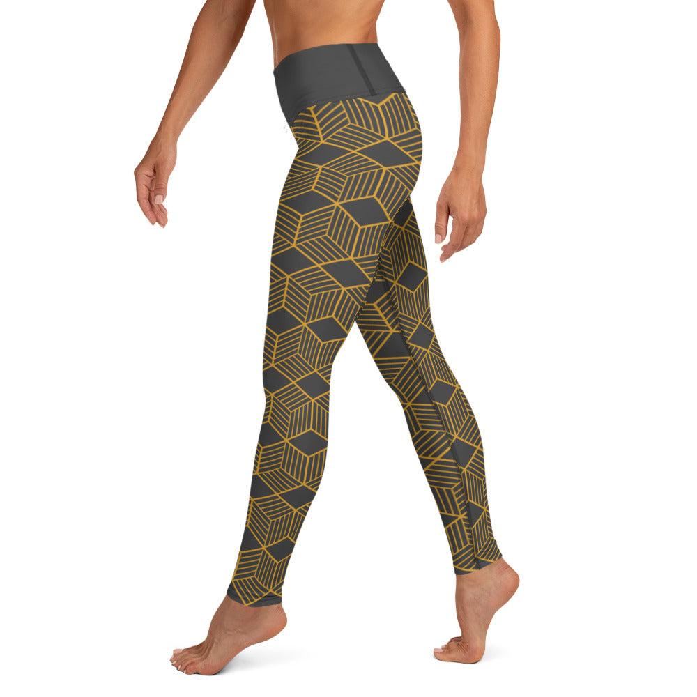 Legging de Yoga Femme Cube