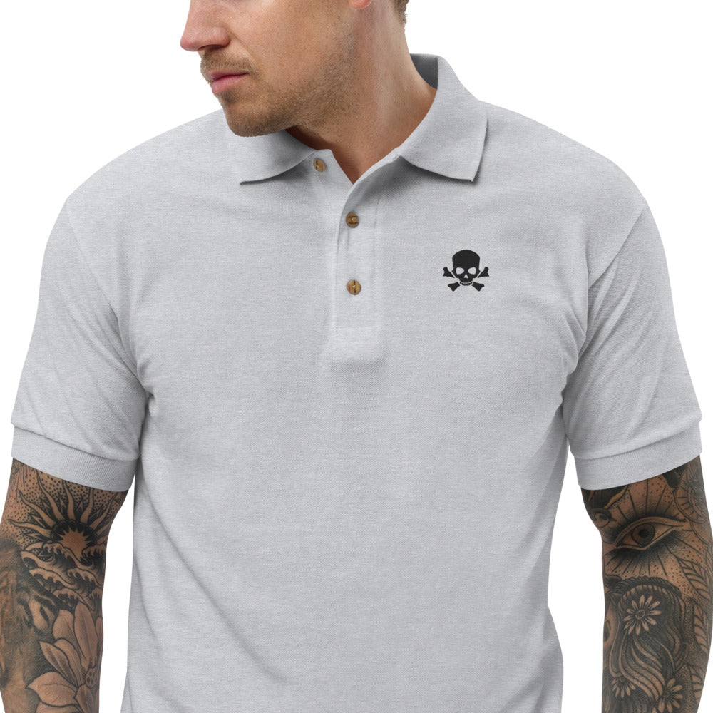 Polo Brodé Skull (+3 Couleurs)