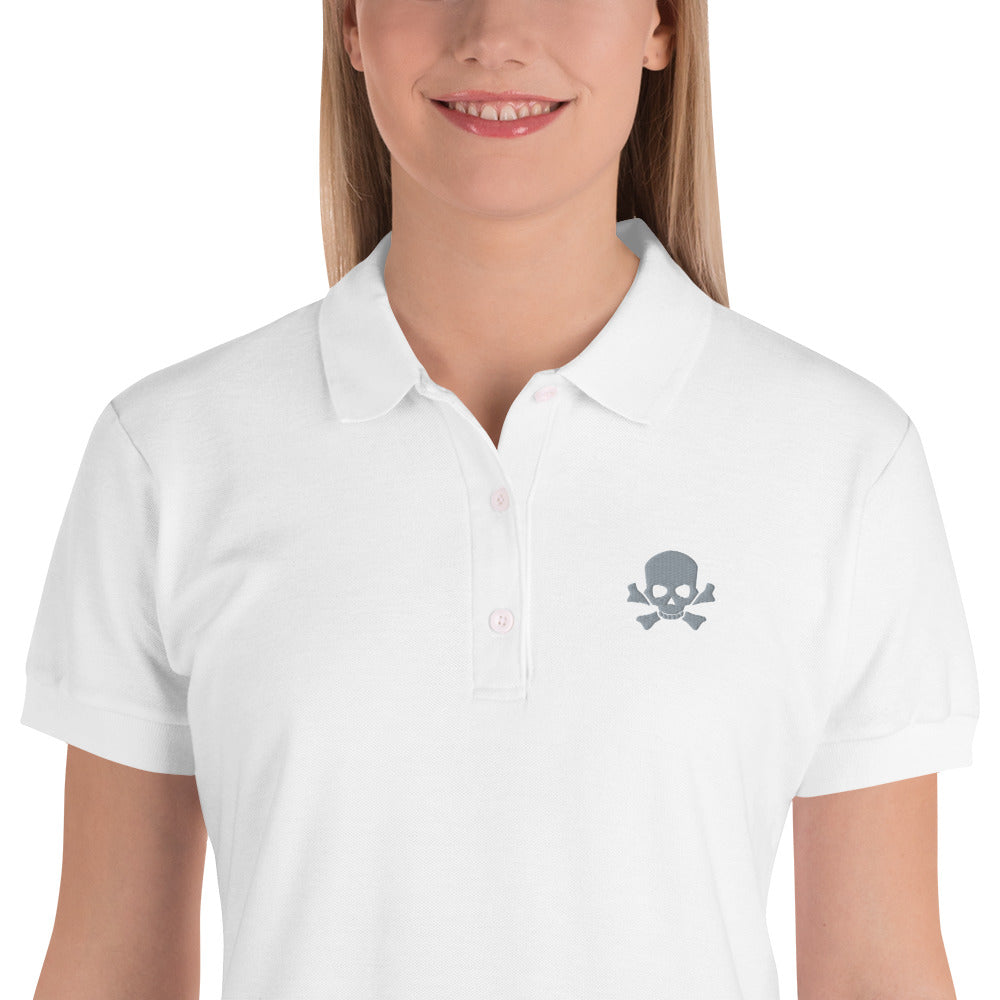 Polo Brodé Skull (Existe aussi en Noir)