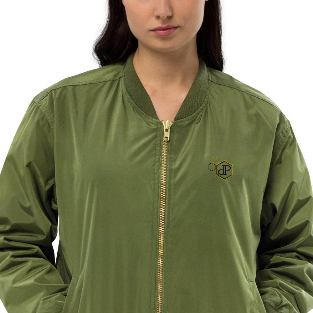 Veste bomber recyclée Femme brodé Papy Paillette (+1 Couleur)