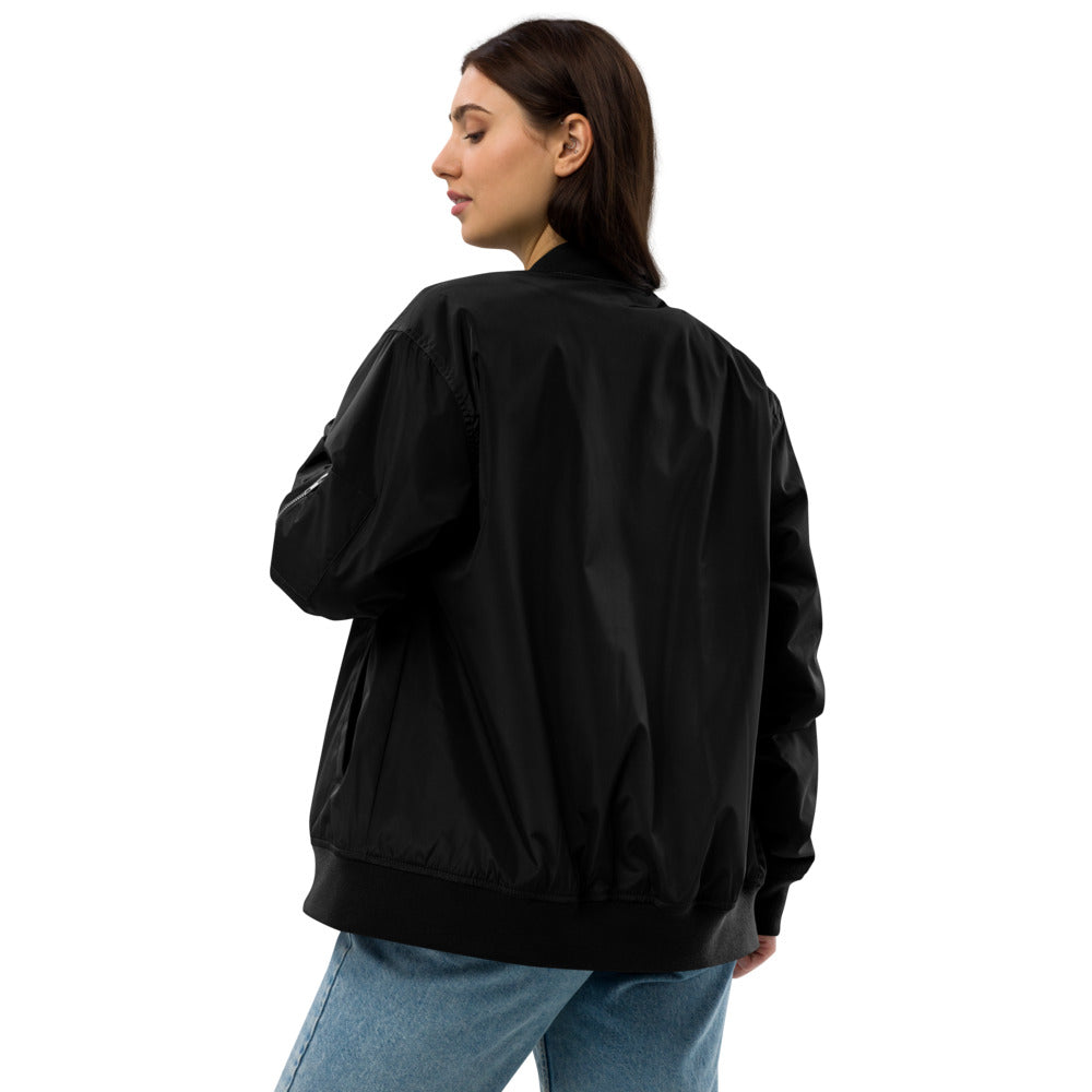 Veste bomber recyclée Femme brodé Papy Paillette (+1 Couleur)