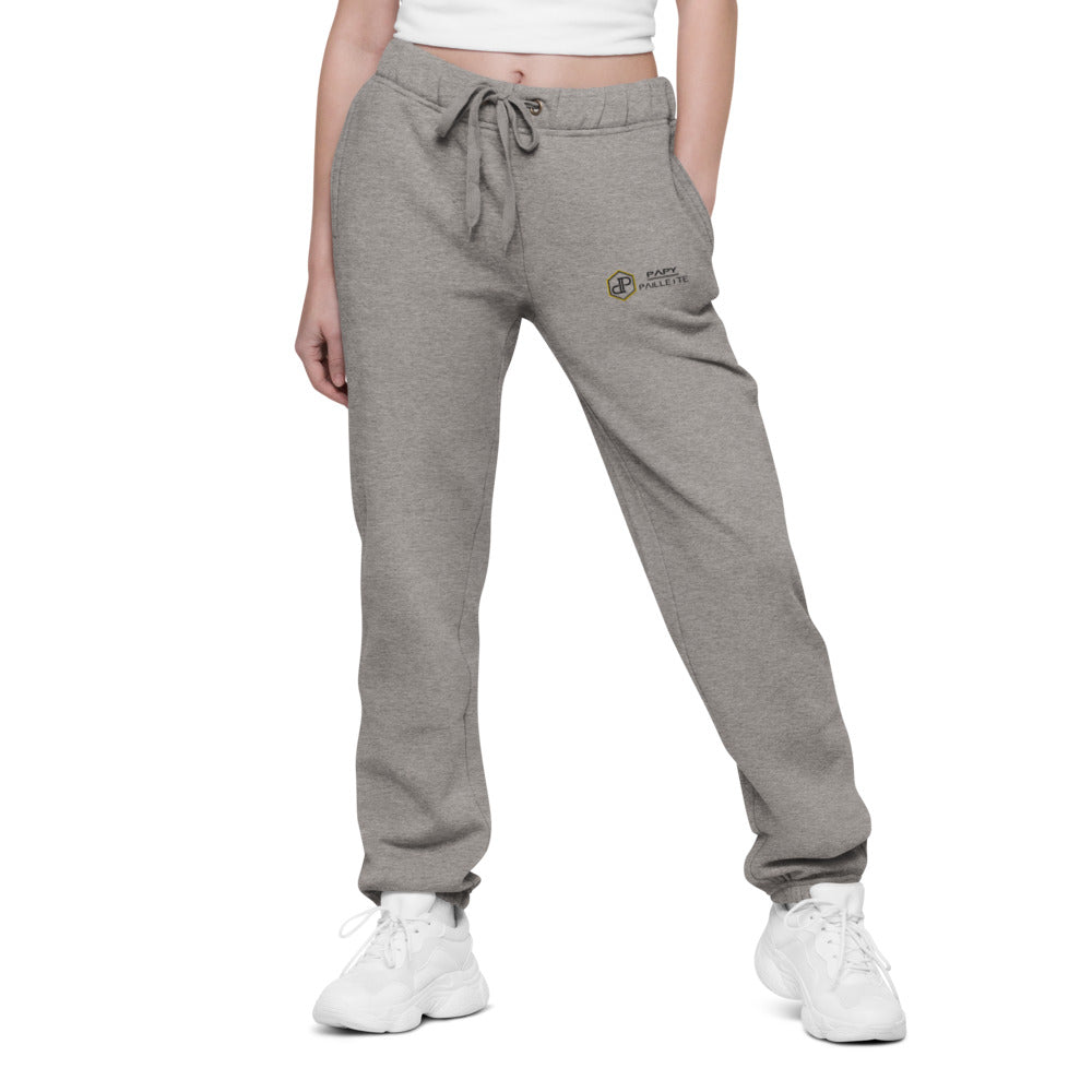 Pantalon jogging large Femme brodé Papy Paillette (+2 Couleurs)