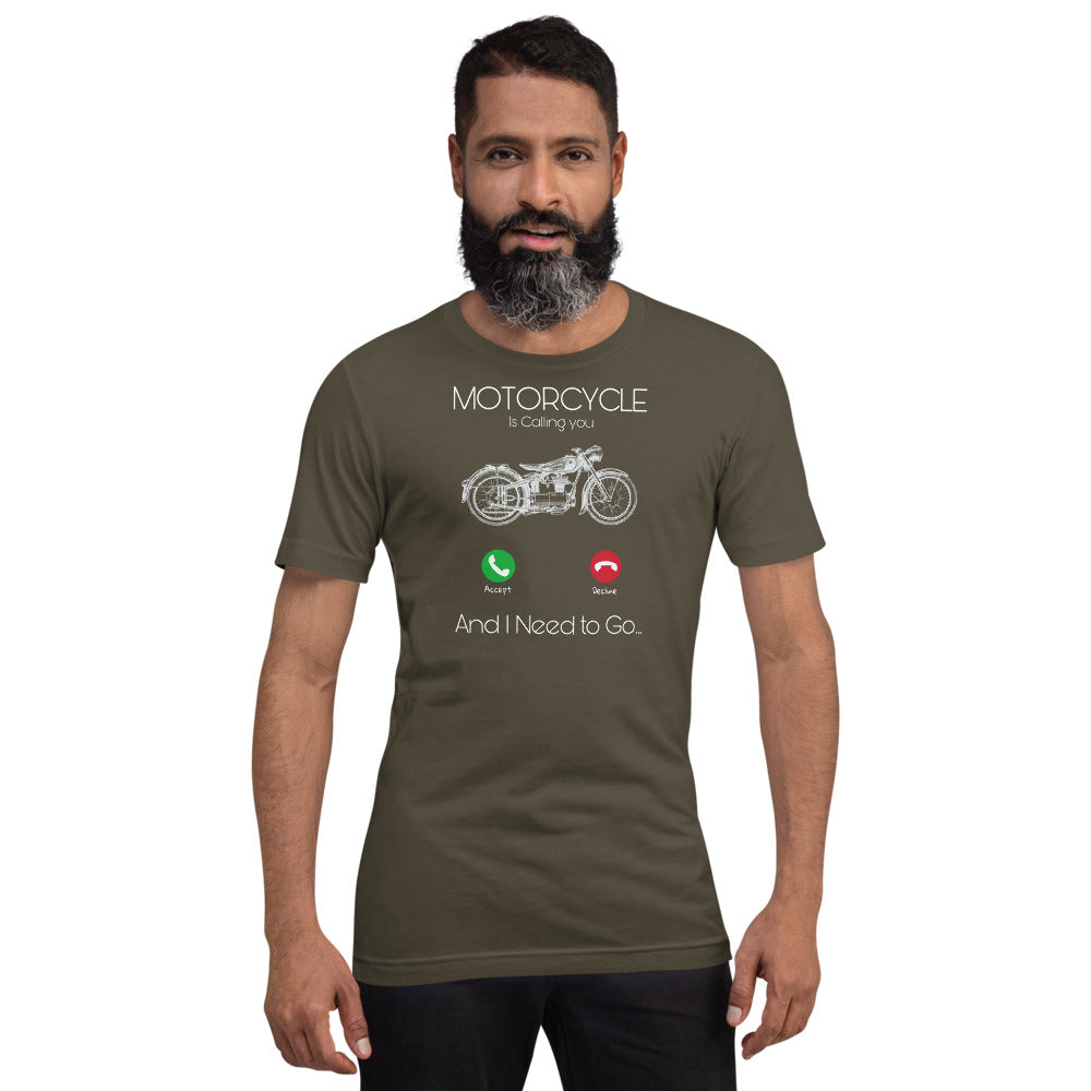 T-Shirt à manches courtes Motorcycle's Call (+6 Couleurs)