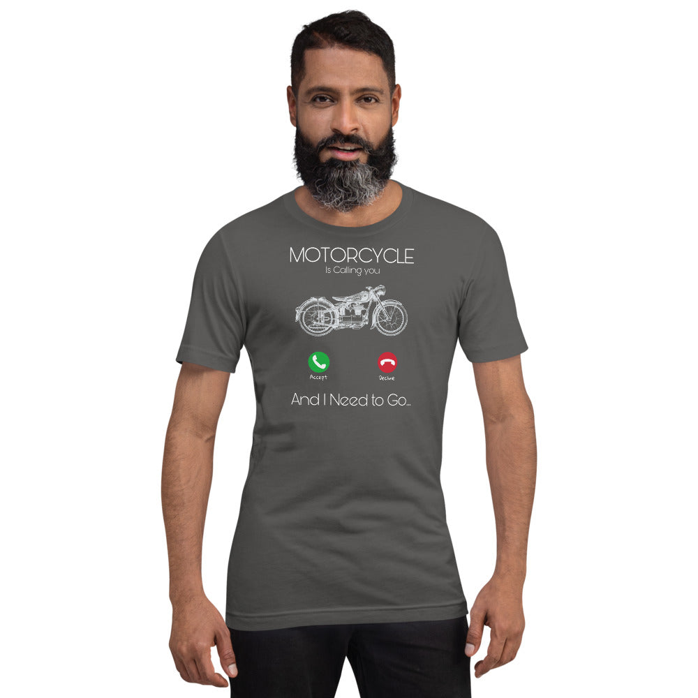 T-Shirt à manches courtes Motorcycle's Call (+6 Couleurs)