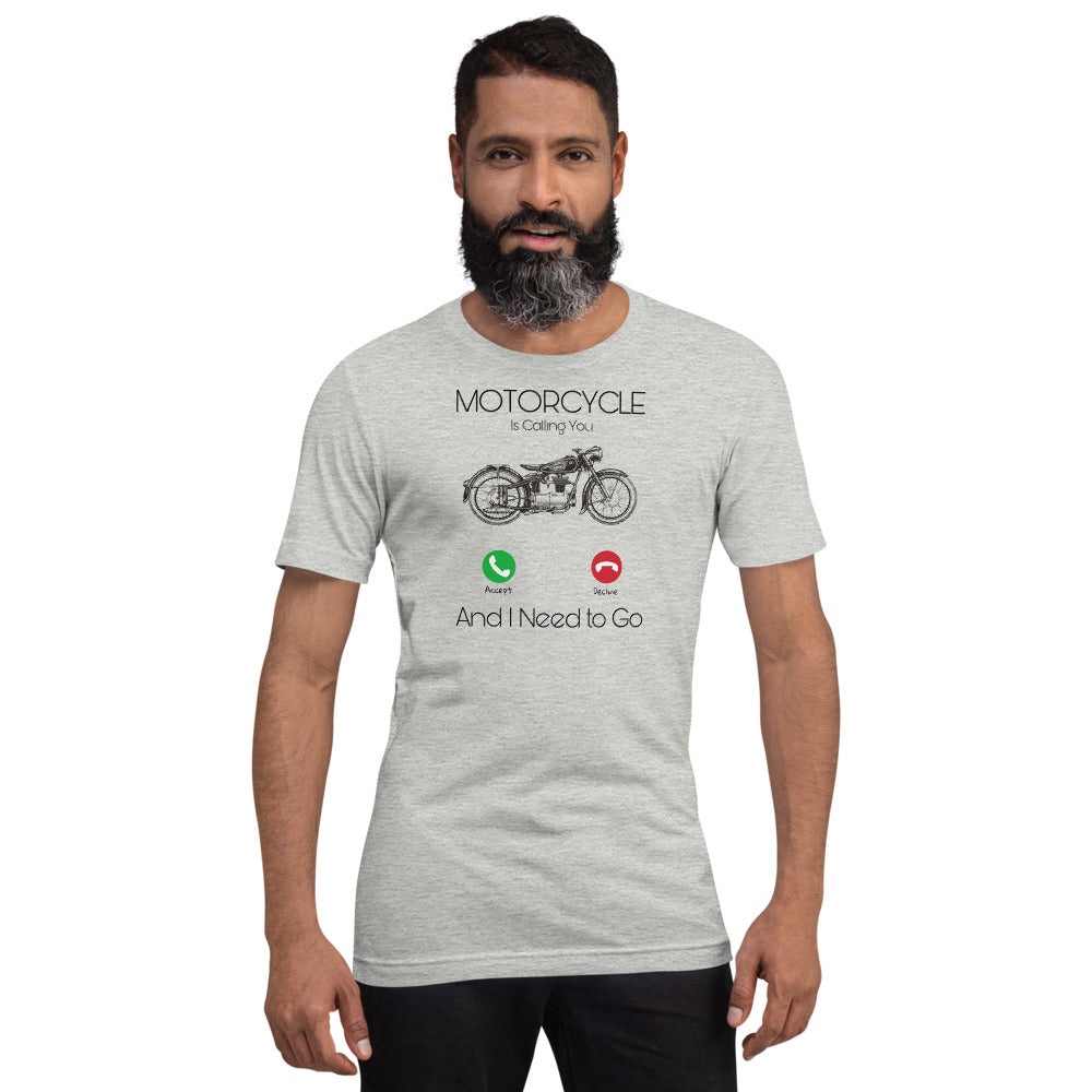 T-Shirt à manches courtes Motorcycle's Call (+10 Couleurs)