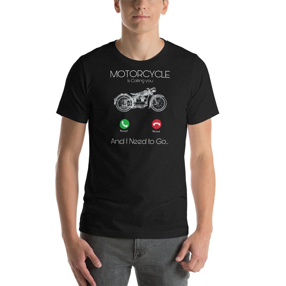 T-Shirt à manches courtes Motorcycle's Call (+6 Couleurs)