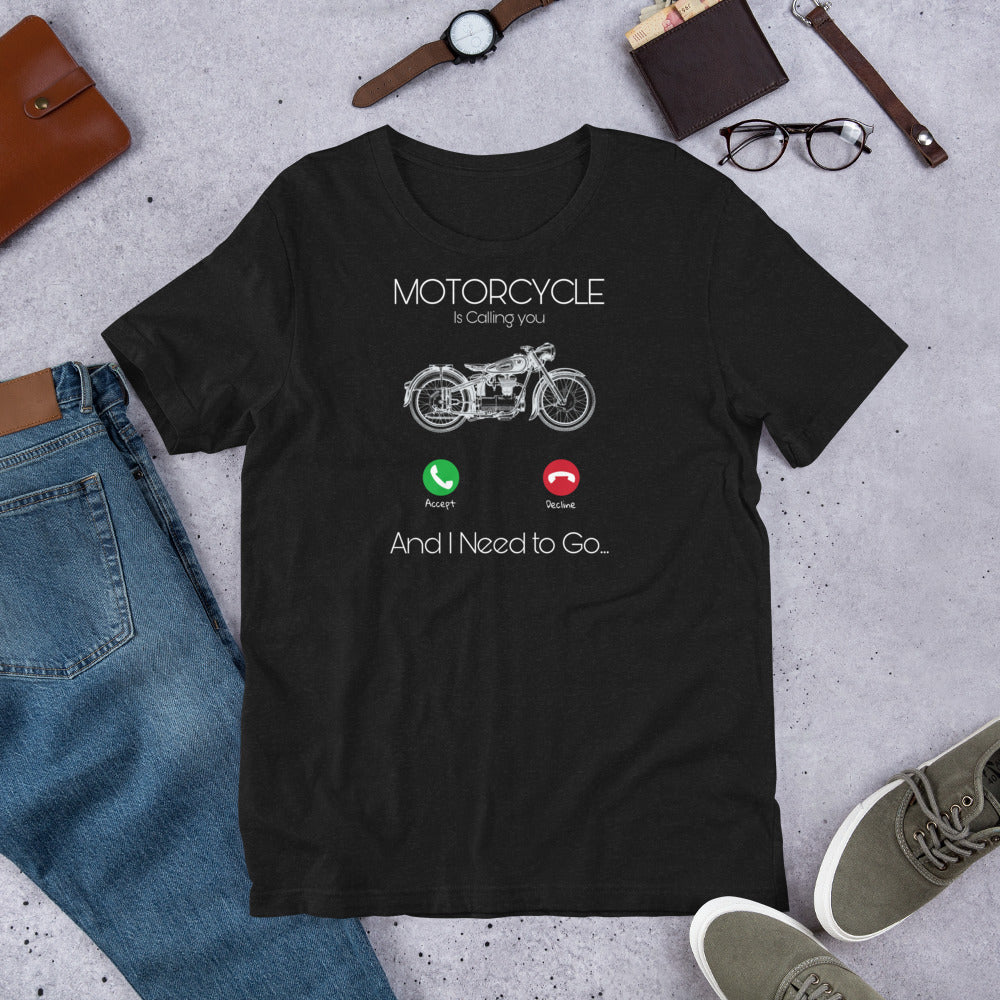 T-Shirt à manches courtes Motorcycle's Call (+6 Couleurs)