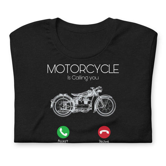 T-Shirt à manches courtes Motorcycle's Call (+6 Couleurs)