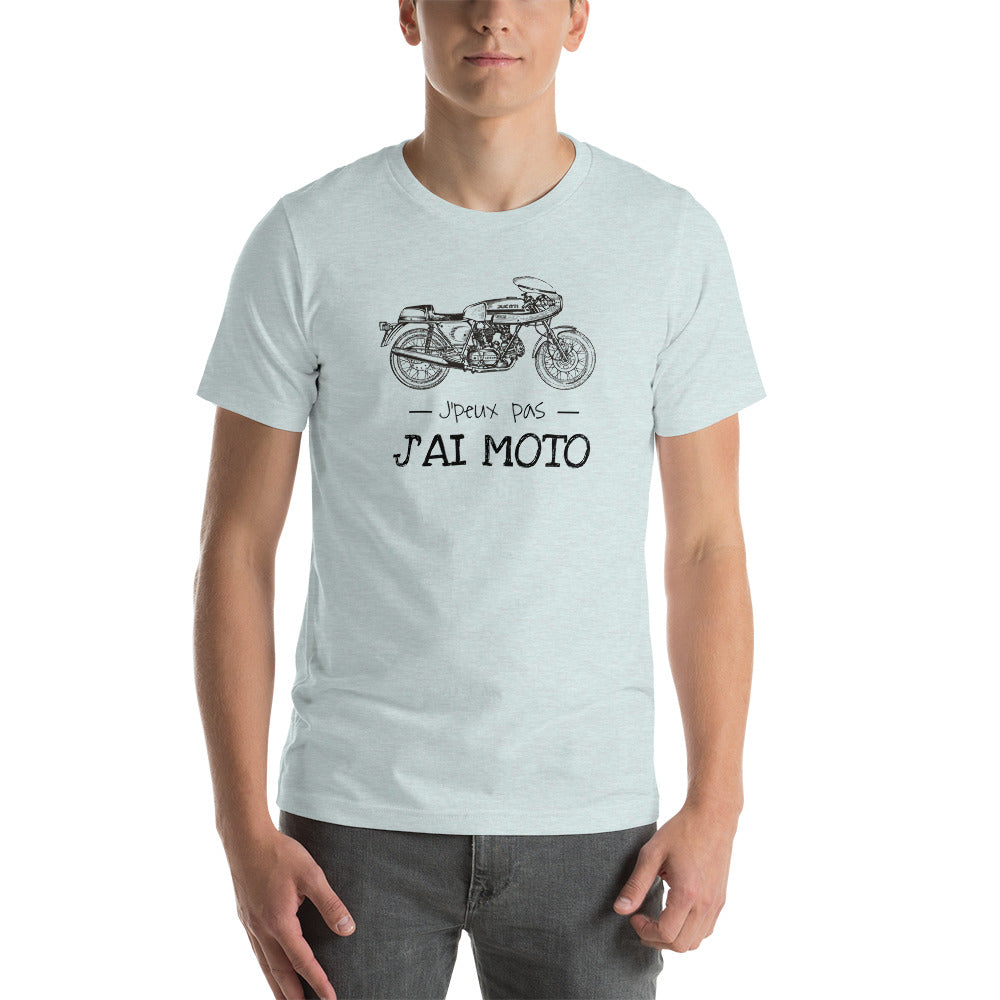 T-Shirt à manches courtes J'ai Moto 2 (+8 Couleurs)