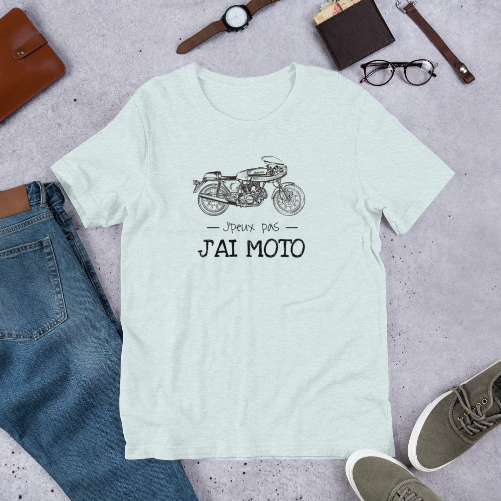 T-Shirt à manches courtes J'ai Moto 2 (+8 Couleurs)