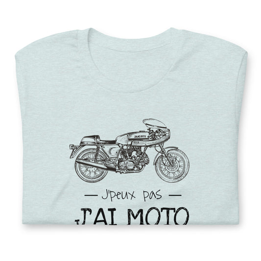 T-Shirt à manches courtes J'ai Moto 2 (+8 Couleurs)