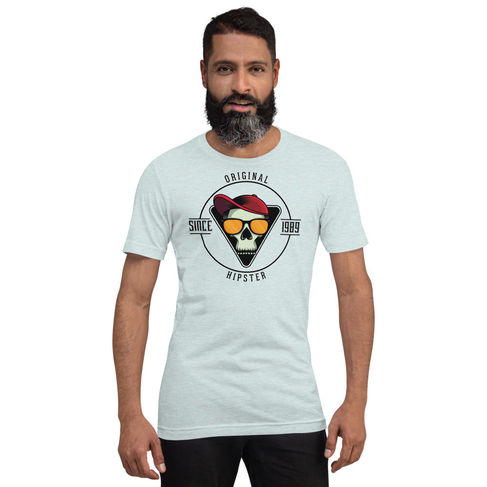 T-Shirt à manches courtes Hipster (+10 Couleurs)