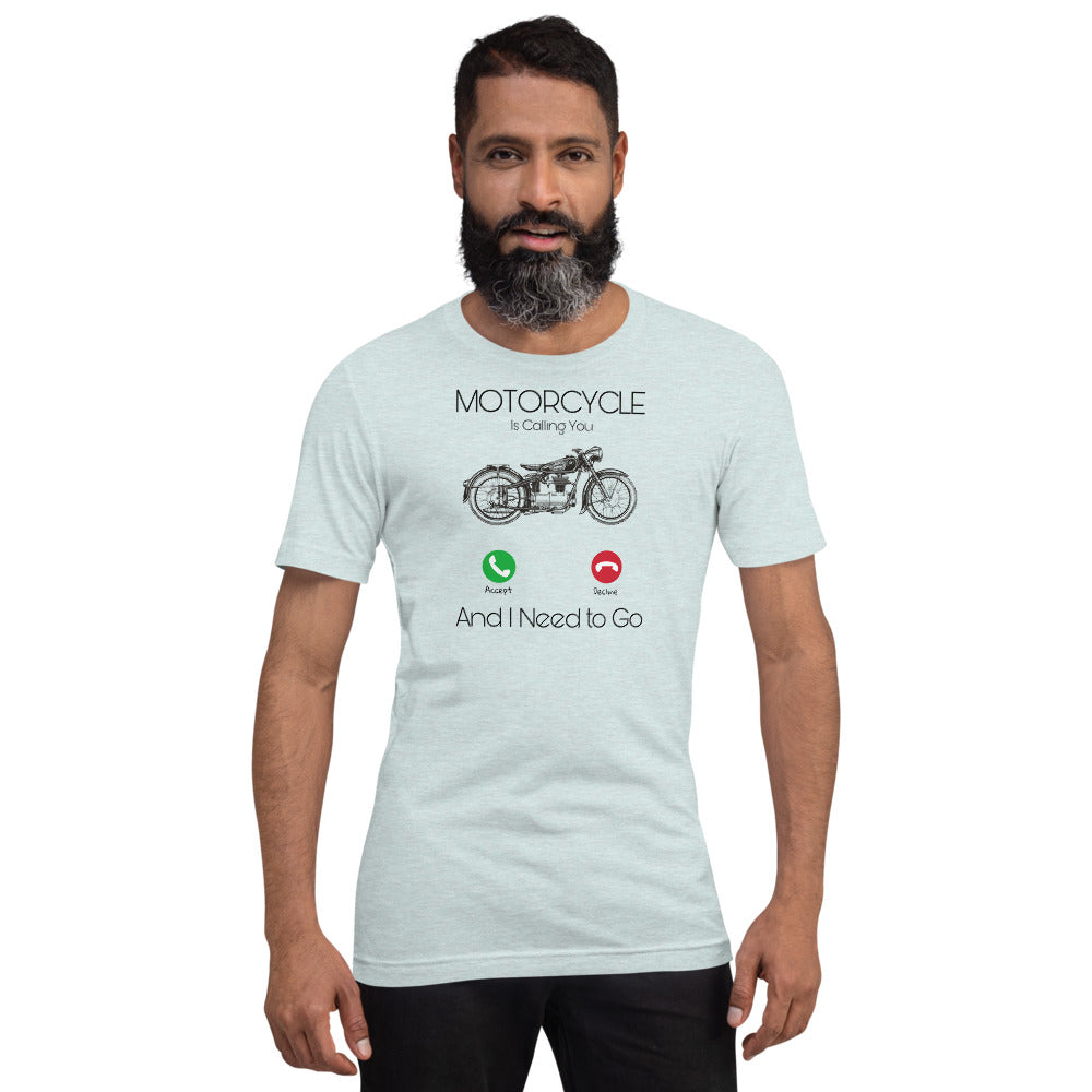 T-Shirt à manches courtes Motorcycle's Call (+10 Couleurs)