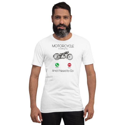 T-Shirt à manches courtes Motorcycle's Call (+10 Couleurs)