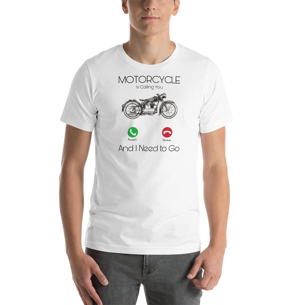 T-Shirt à manches courtes Motorcycle's Call (+10 Couleurs)