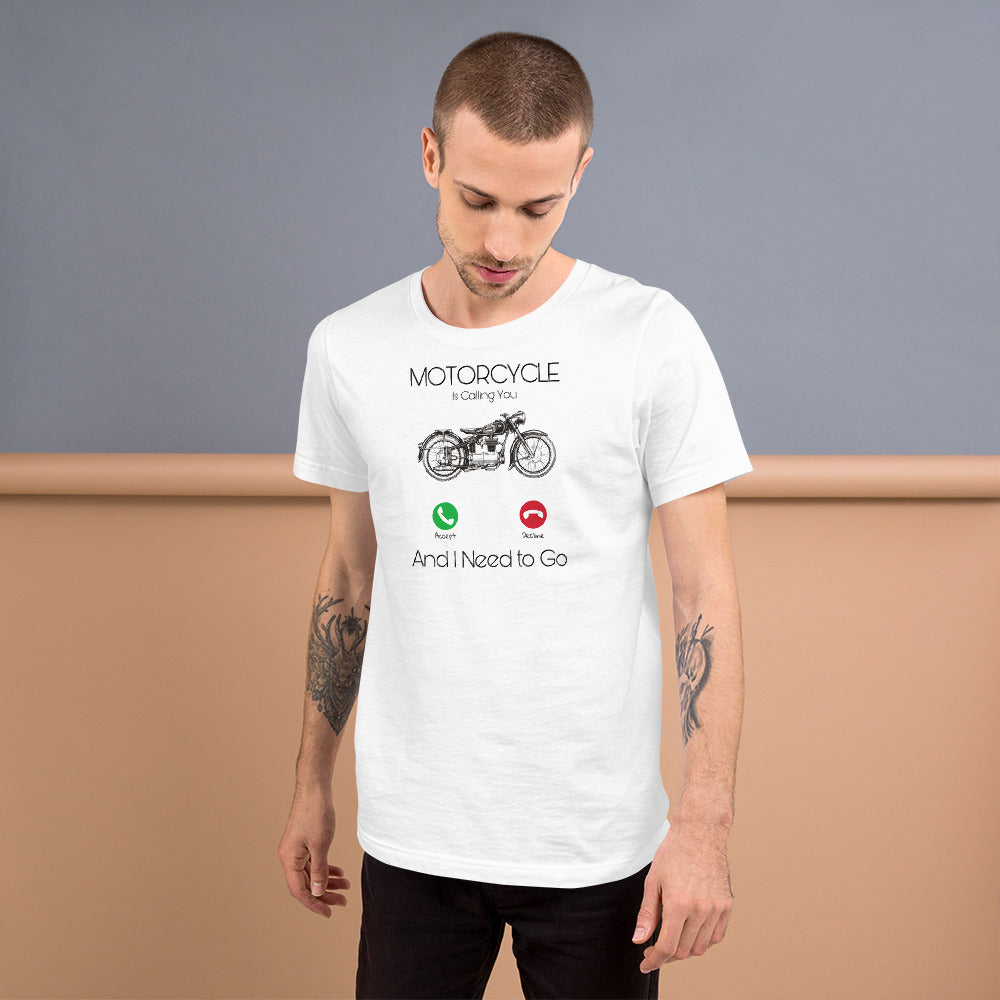 T-Shirt à manches courtes Motorcycle's Call (+10 Couleurs)