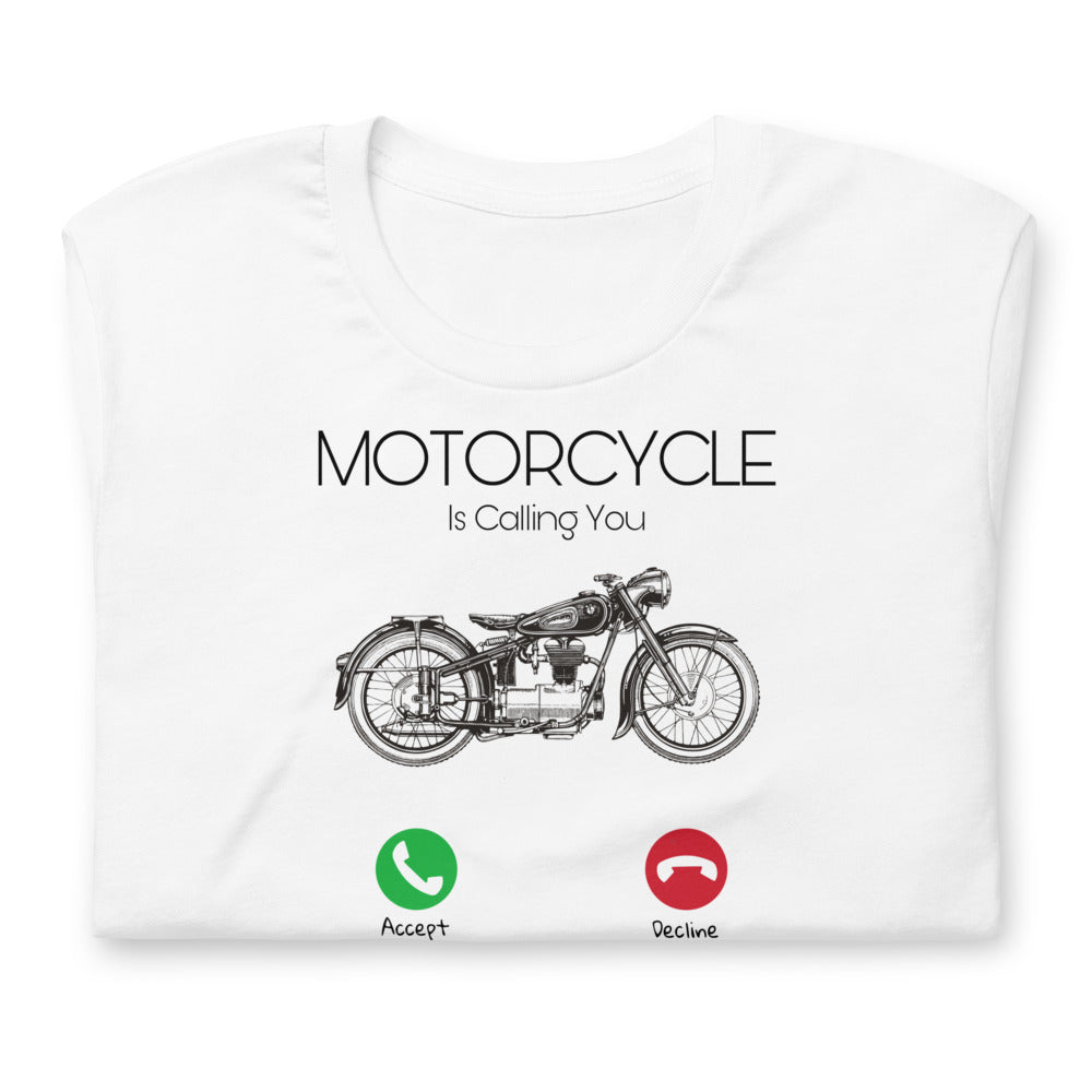 T-Shirt à manches courtes Motorcycle's Call (+10 Couleurs)