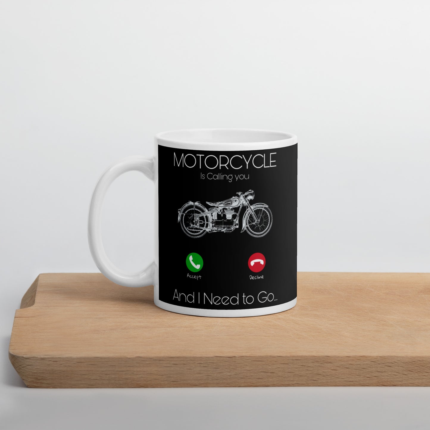 Mug Blanc 2 Tailles Motorcycle's Call