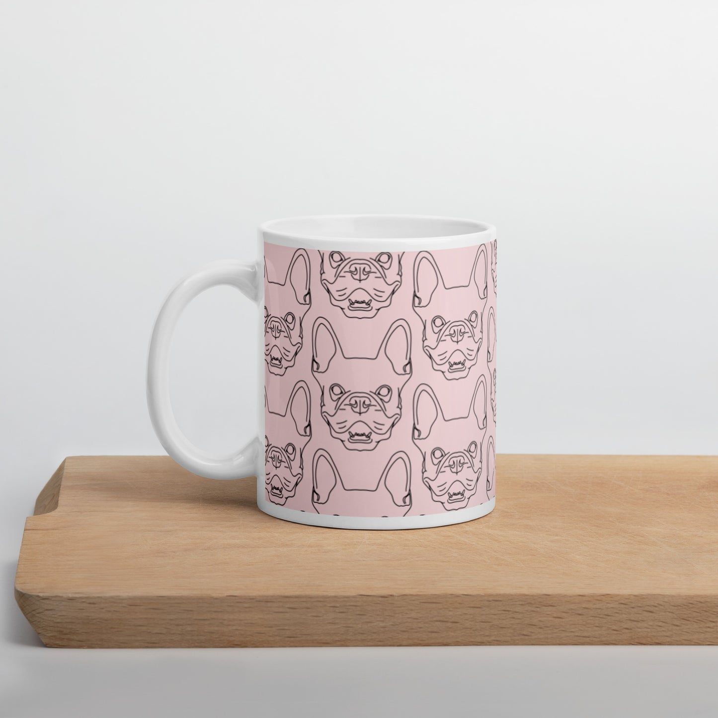 Mug Blanc 2 Tailles Bulldog