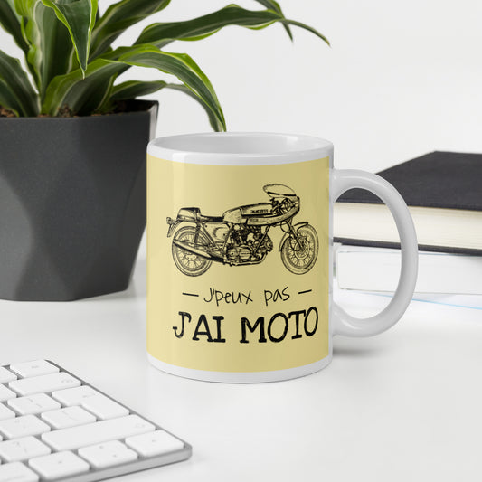 Mug Blanc 2 Tailles J'ai Moto