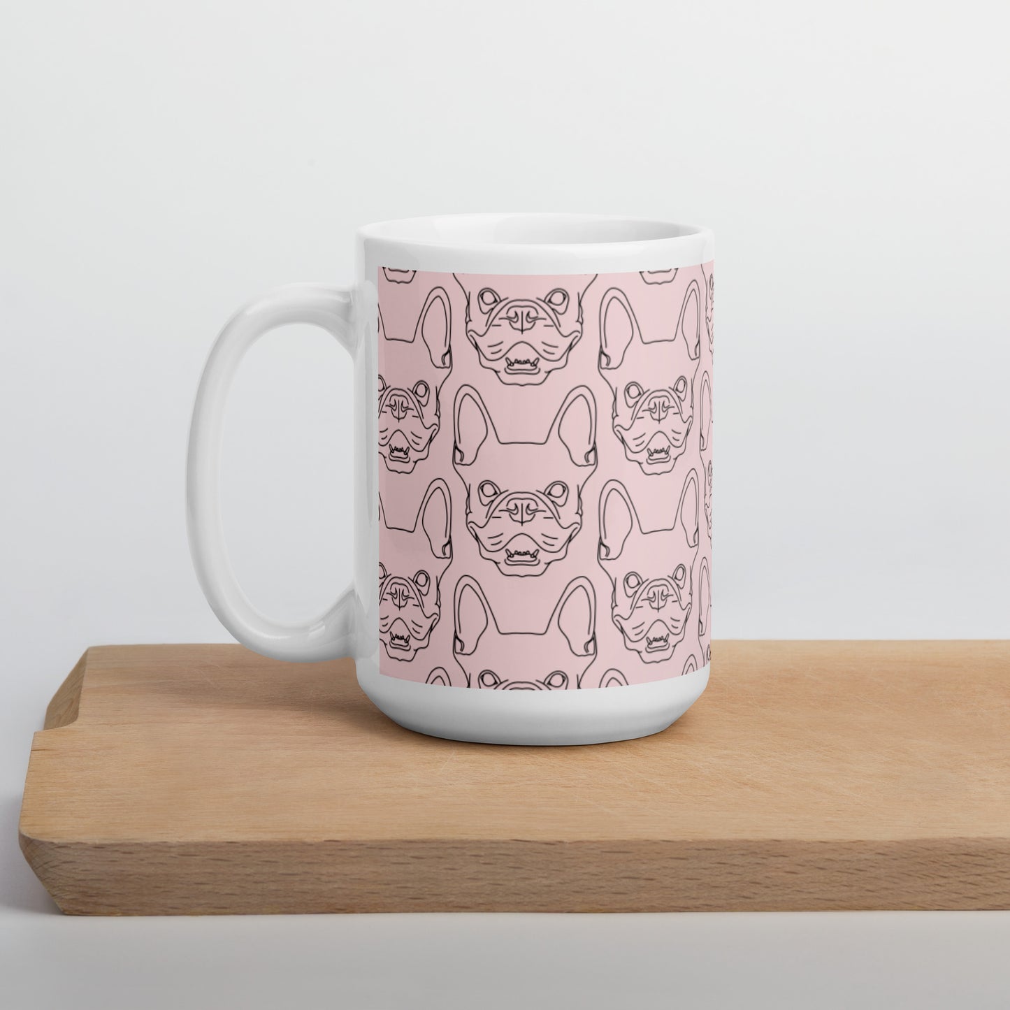 Mug Blanc 2 Tailles Bulldog