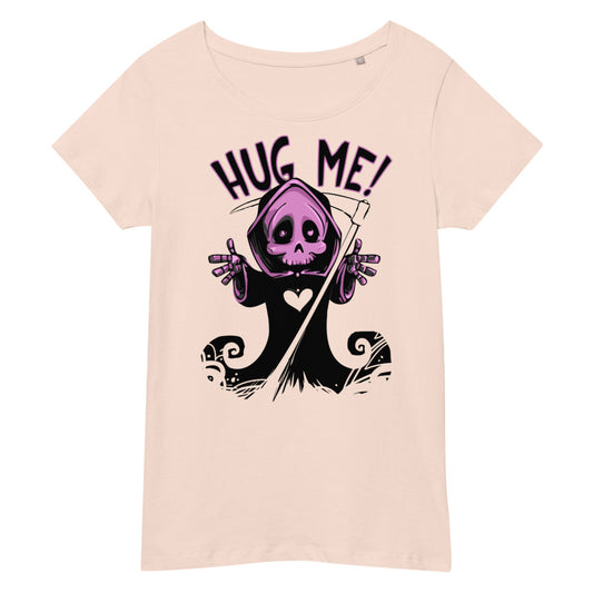 T-shirt éco-responsable femme Skull Hug (+6 Couleurs)