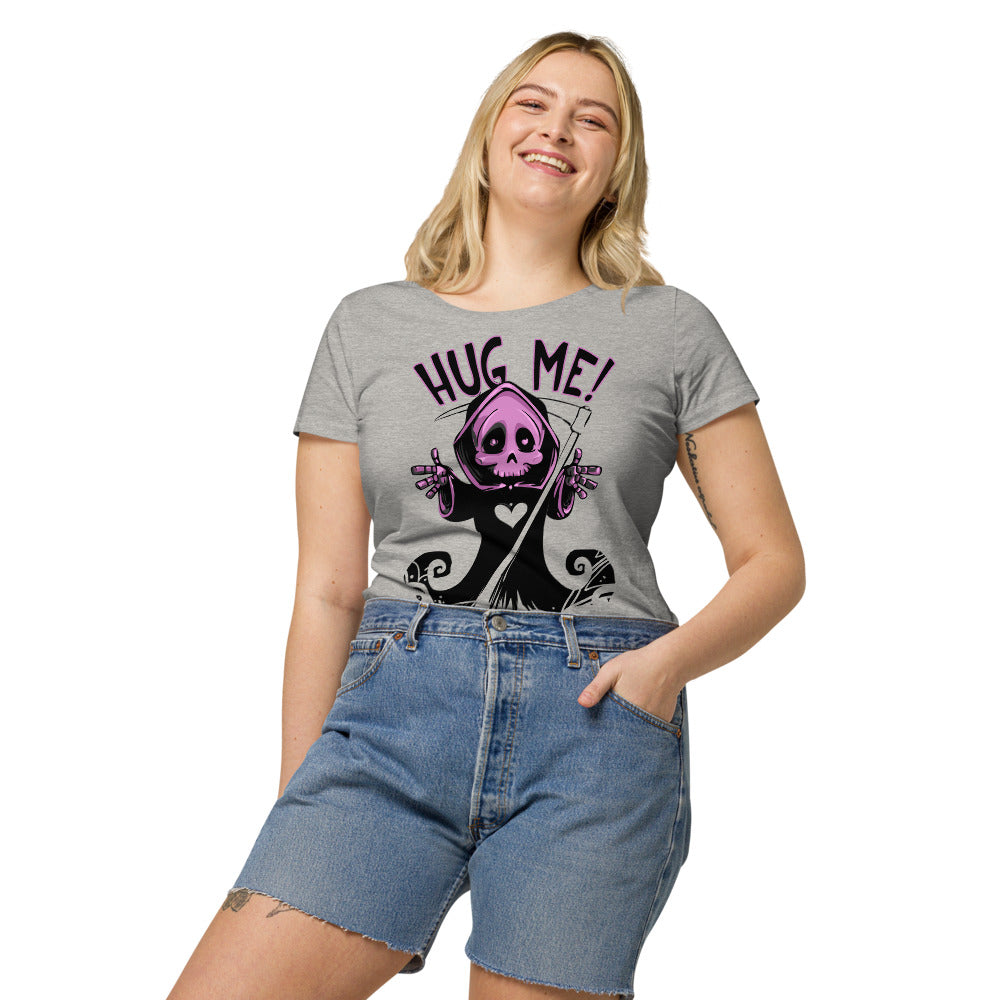 T-shirt éco-responsable femme Skull Hug (+6 Couleurs)