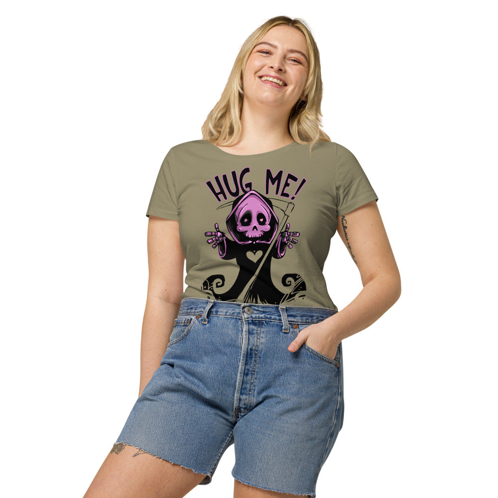 T-shirt éco-responsable femme Skull Hug (+6 Couleurs)