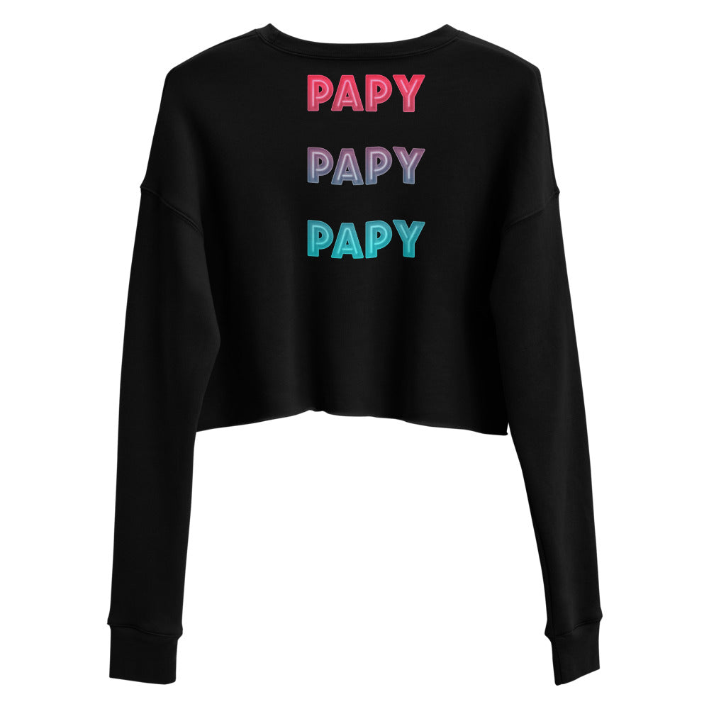 Sweat-Shirt Crop-Top Femme Papy (+2 Couleurs)