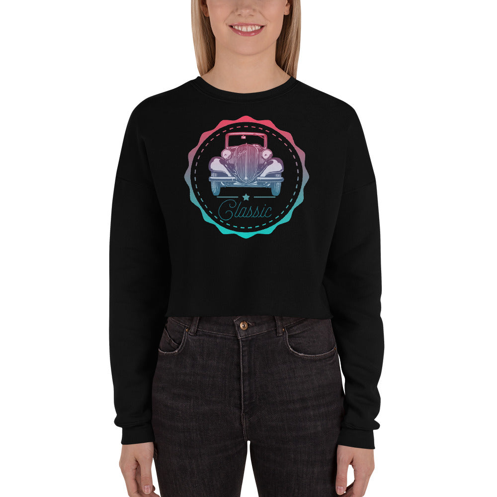 Sweat-Shirt Crop-Top Femme Classic (+2 Couleurs)