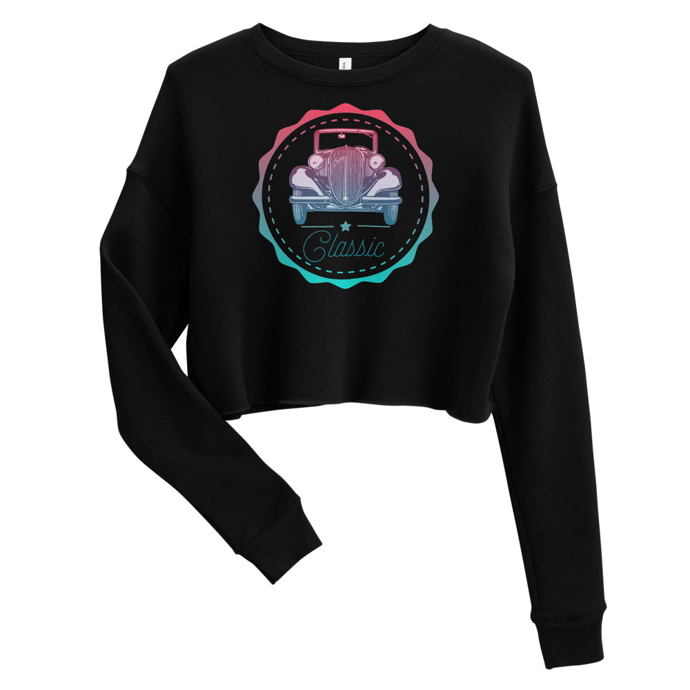 Sweat-Shirt Crop-Top Femme Classic (+2 Couleurs)